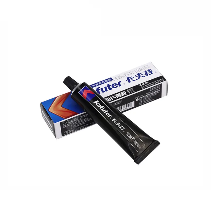 

Kafuter high quality 55g K-586 black Waterproof Resistant to oil Resist high temperature sealant