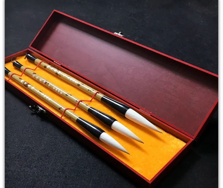 Caneta de Caligrafia Escova de Pintura Alta Qualidade Escrita Escovas Grande Médio Pequeno Roteiro Regular Handwrting 3 Pcs 13 China pen brush Suppliers