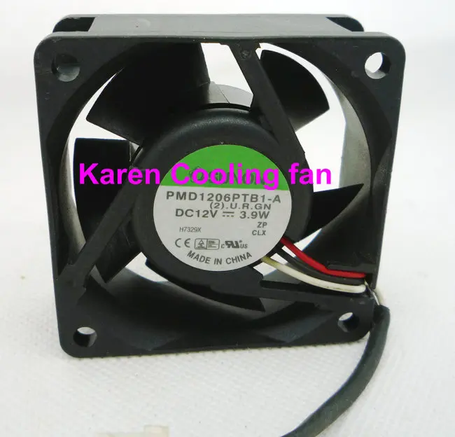 

6CM PMD1206PTB1-A 6025 12V 3.9W dual ball bearing Cooling fan