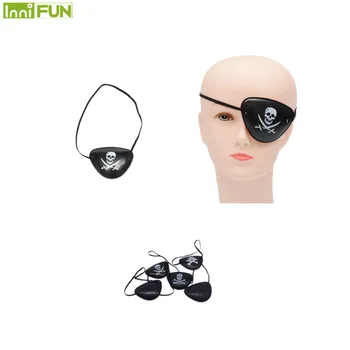 

Skeleton Pirate Amblyopia Eye Patches Lazy Eye Correction Vision Training Eyeshade for Adult Child Halloween Cosplay Decoration