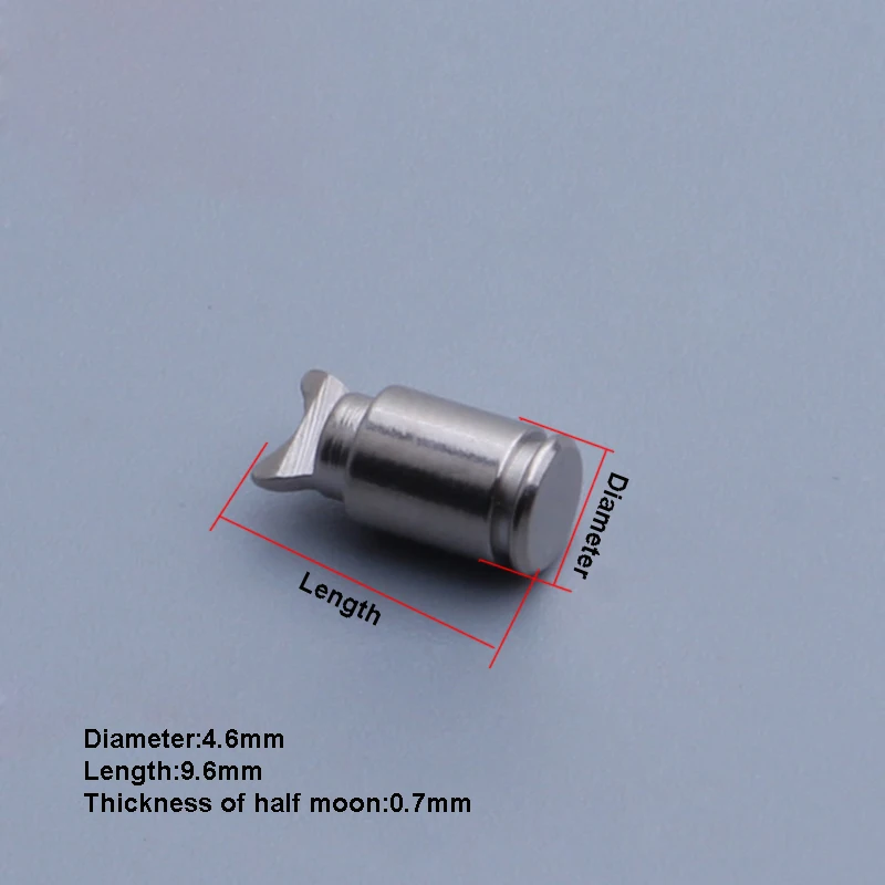 1 шт. металлический Semilunar Pin половина шпилька Луна аксессуары для катушек рыболовное колесо подходит для ABU серии DAIWA TATULA/LUNA RAPALA
