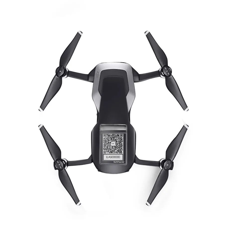 5 Pcs QR Code Phone Number Sticker Waterproof Anti-Lost Protective Cover Bag For DJI MAVIC 2 Phantom SPARK XIAOMI Parrot Drone-11