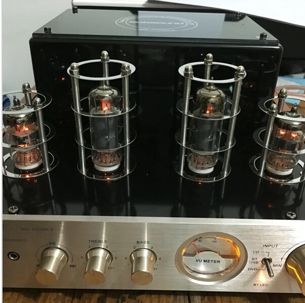 Nobsound MS 10D MKII Hifi 2 0 вакуумный трубчатый усилитель USB/Bluetooth домашний аудиоусилитель 25