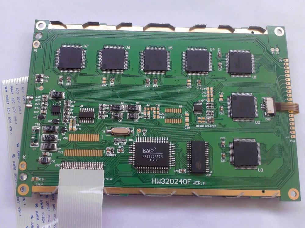 AG320240F 24 контактный кабель 320240F AMPIRE совместимый с ЖК панелью синего цвета