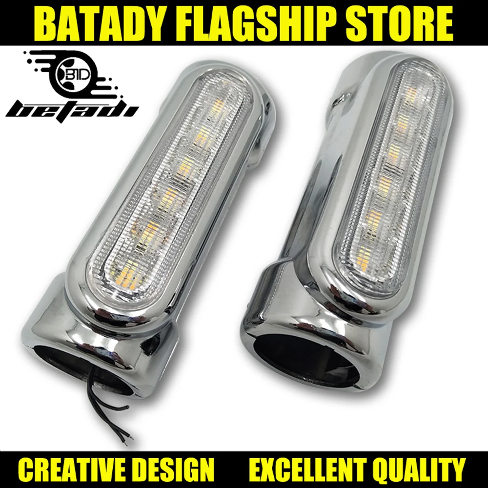 Moto led общего назначения Barre La Route Switchback Conduite lumineux Noir хром для Harley Touring Guard bar light Pour