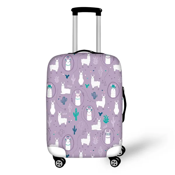 FORUDESIGNS/водонепроницаемые чехлы для багажа с милым животным принтом, чехол для чемодана для путешествий 18-30 дюймов, эластичные Чехлы для багажа - Цвет: CDLL008