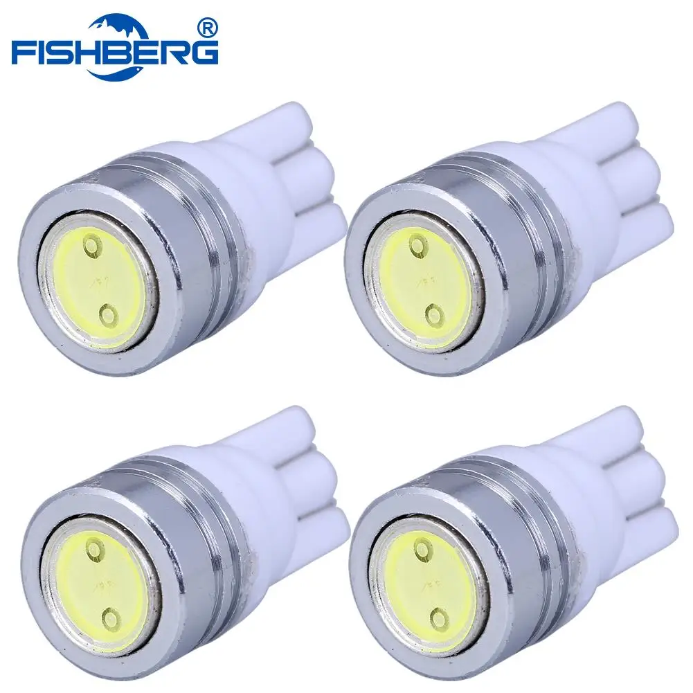 

4pcs/lot T10 W5W LED Bulbs 194 168 COB Xenon White Parking Interior Side Dashboard License Light Lamp Car Styling FISHBERG