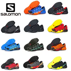 Оригинальный 2019 Новый Salomon speed Cross 4 CS мужские кроссовки брендовые кроссовки мужские спортивные кроссовки Скорость кросс теннисные туфли