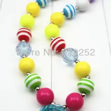10 шт. много нового продукта капли воды акриловые коренастый жевательная резинка детей бусы ожерелье cb064