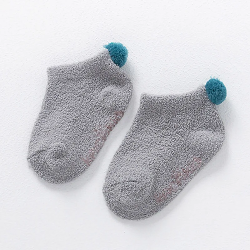 Детские носки унисекс носки-тапочки носки для маленьких мальчиков детские хлопковые носки для девочек с милыми зверушками(кролик крыса мишка - Цвет: C