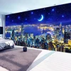 Custom Any Size 3D Wall Mural Paintings City Building Night View 3D Photo Wallpaper Living Room Bedroom Study Room Wall Decor ► Photo 2/6