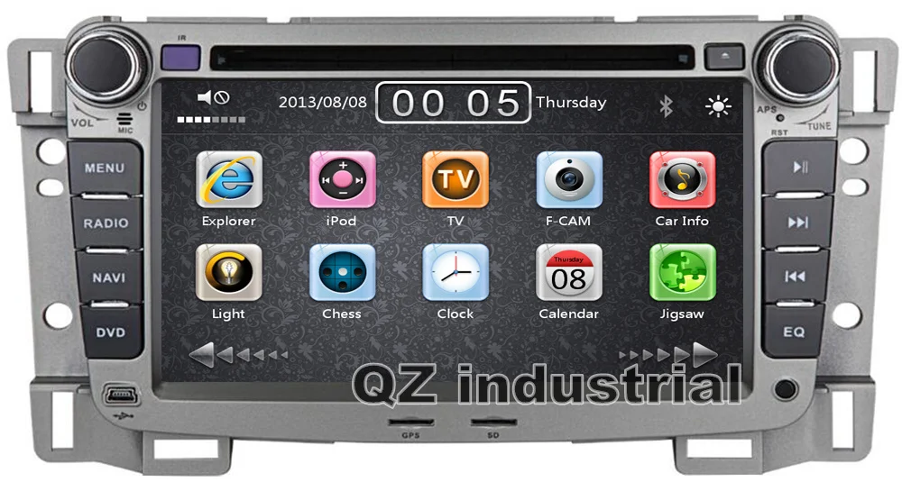 Top QZ industrial 2din 7 Inch Windows Ce car dvd player For Chevrolet Sail 2004-2012 With 3G GPS Navi map Radio RDS mirror link SWC 2