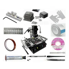 Оригинальная Инфракрасная паяльная станция IR6500 23 шт. BGA трафареты 21 в 1 bga Комплект