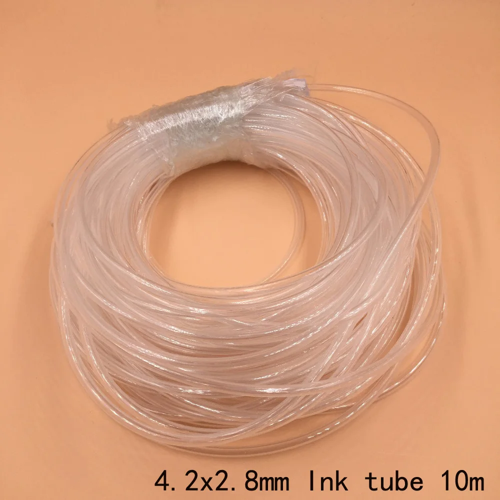 

10 meters eco solvent ink Tubing for Bulk ink System 4.2x2.8mm Roland, Mutoh, Mimaki Printers ink line tube ink supply tube
