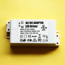 100 шт./лот, 12V2A 24 Вт Светодиодный источник питания, 3528/5050 лампа с блоком питания, MR16 внешний источник питания