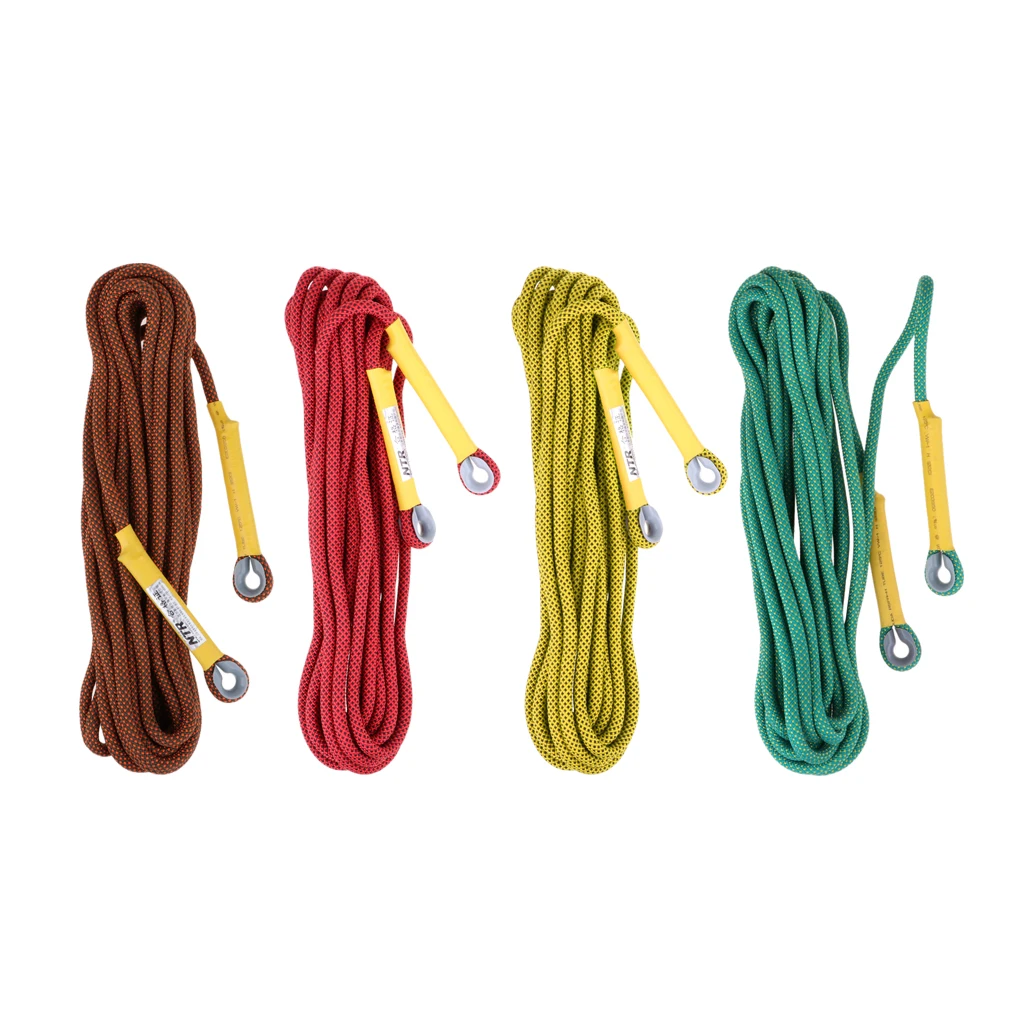 Perfeclan Safety Climbing Rope Cord for Tree Arborist Rappelling Rescue Escape Sling 10 m/33 ft 15KN Rock Climbing Rescue Rope