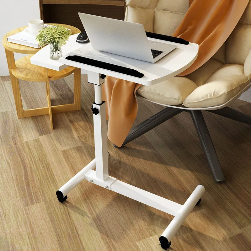  Actionclub Fashion Modern Elevator Computer Desk Lifting Mobile Adjustable Laptop Table With Wheels - 32911238881