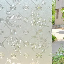 Матовый ультрафиолетовые со статическим зажимом зал для раздвижных дверей и окон декоративная пленка для стекла Чистая пластиковая наклейка перегородка блок 90 см Ширина* 300 см