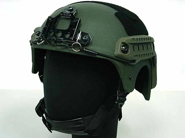 IBH шлем w/NVG крепление и боковая направляющая для страйкбола пейнтбола войны игры поле игры Тактический шлем