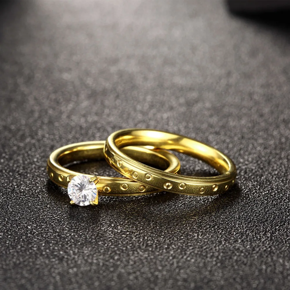 Hot popular wedding ring jewelry Korean fashion classic