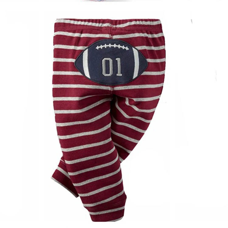 cartoon baby pants soft cotton elastic waistband (3)