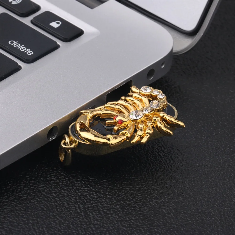 

USB 2.0 512MB-64GB USB Flash Drives Memory Stick Storage Key Pen Digital U Disk Scorpion Special Design R0402