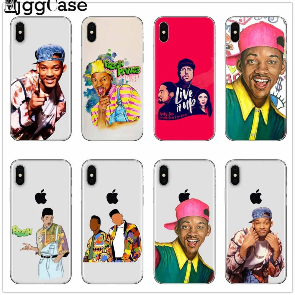 

Frech prince Will Smith Live It Up Cover Phone Case For iphone X 8 7 6 6S Plus 5 5S SE Case TPU Soft Silicone Cover Cases Capa
