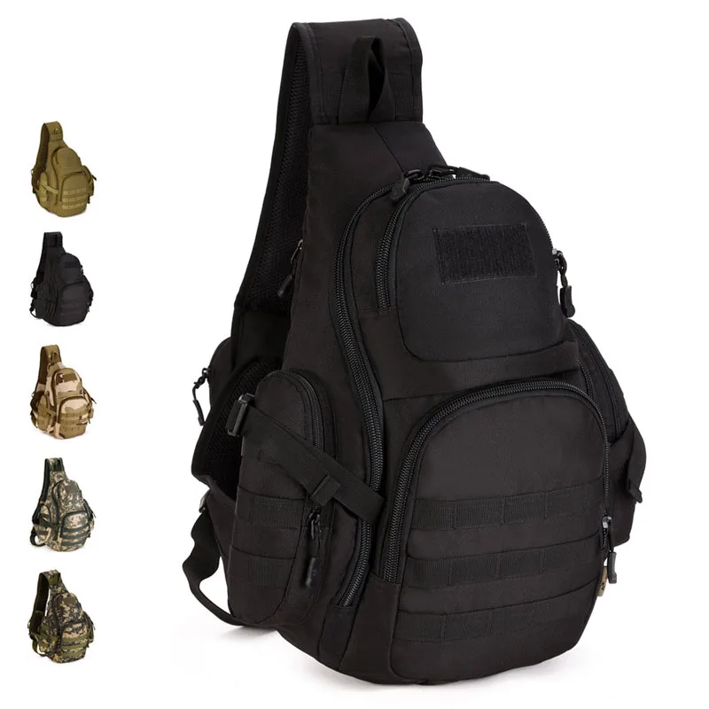 Outdoor Single Shoulder Large Cycling font b Backpack b font 14Inch Laptop font b Tactical b