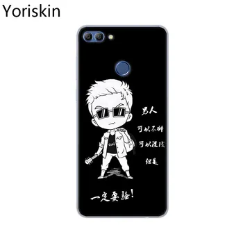 

Fashion TPU Painted Slim Back Cover For Huawei Y9 2018 Silicone Soft Anti-Slip Phone Case For Huawei Y9 (2018) 3D Painted Shell