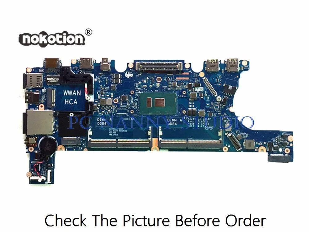 Best  PCNANNY 0H7Y7K H7Y7K CN-0H7Y7K LA-C451P FOR Dell Latitude E7270 laptop motherboard i5-6300u tested