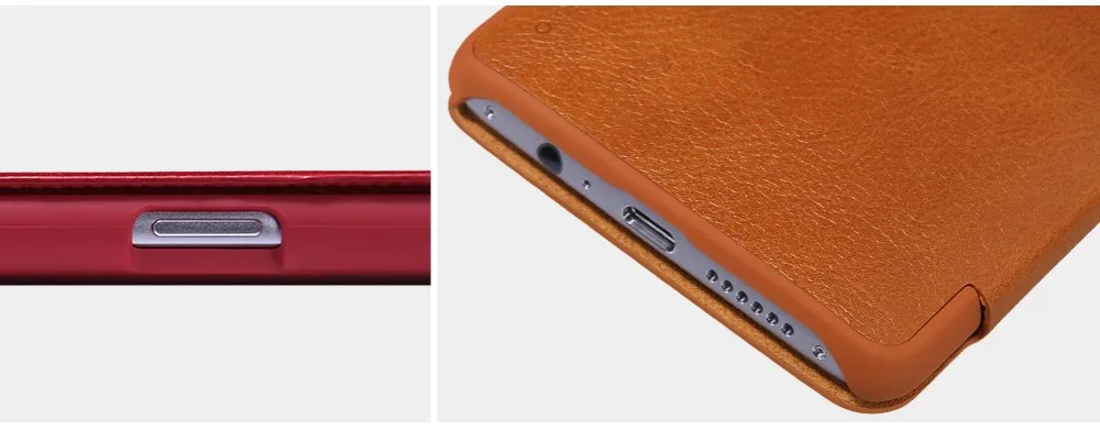 Кожаный чехол для OnePlus 3, чехол NILLKIN Qin, Классическая откидная крышка для OnePlus 3