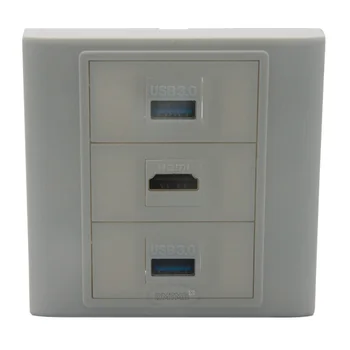 

HDMI 2 X USB wall plate with female to female connectors