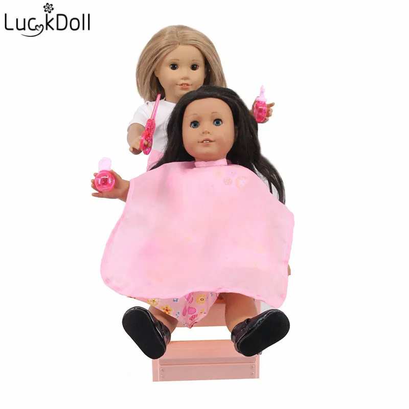Luckdoll новые аксессуары для куклы парикмахерские инструменты для создания объема косметика и другие подходящие для 18-дюймовые американская кукла игрушка, подарок на праздник
