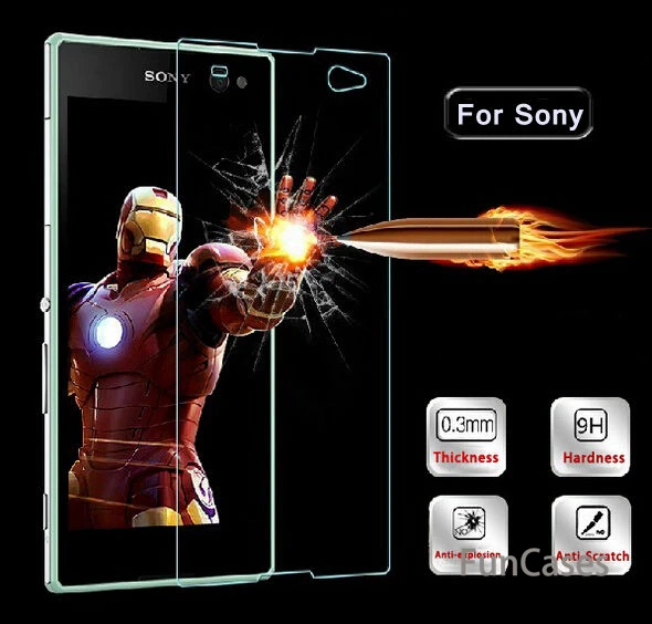 С уровнем твердости 9 H 0 26 мм защитное Премиум закаленное Стекло для sony Xperia Z (Сони