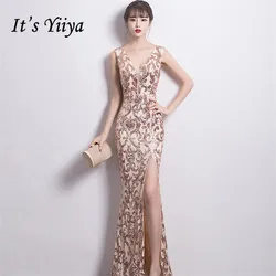 Es Yiiya Vestidos de Noche con Cuello en V Cremallera de Lentejuelas Espalda Trompeta Vestidos de Fiesta Sexy sin Espalda Palabra de Longitud Sirena Vestido de Fiesta C182 Es Yiiya Vestidos de Noche con Cuello en V Cremallera de Lentejuelas Espalda Trompeta Vestidos de Fiesta Sexy sin Espalda Palabra de Longitud Sirena Vestido de Fiesta C182