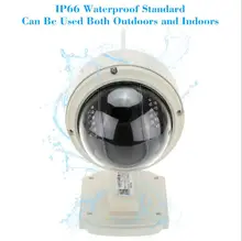 Dome PTZ Wireless/WiFi 720P 4X ZOOM Security CCTV Pan/Tilt Onvif IP Camera CCTV Network Wireless Dome IR Outdoor Waterproof