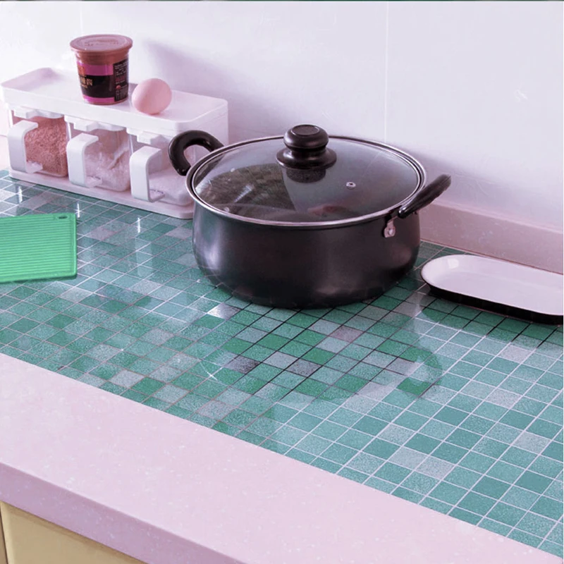 JX-LCLYL Waterproof Self-adhesive Mosaic Wall Paper Tile Sticker Contact Paper Bathroom