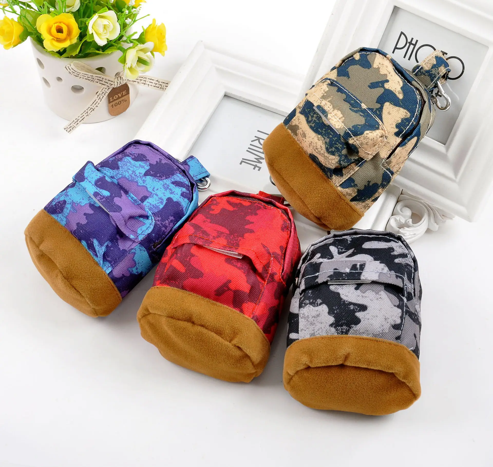 

Korean Fashion Cute Mini Schoolbag Design Canvas Camouflage Coin Purse Children Pencil CaseWomen Cosmetic Bag Key storage Bag