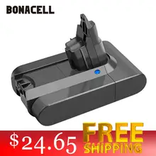 Bonacell 4000mAh 21.6V Li-ion pil için Dyson V6 DC58 DC59 DC61 DC62 DC74 SV07 SV03 SV09 965874-02 elektrikli süpürge pil L70