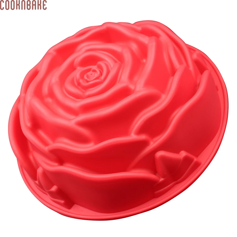 

COOKNBAKE DIY Madeleine Rose Silicone Cake Mold Cake Baking Tool Bread Mold Pastry Mold CDSM-164