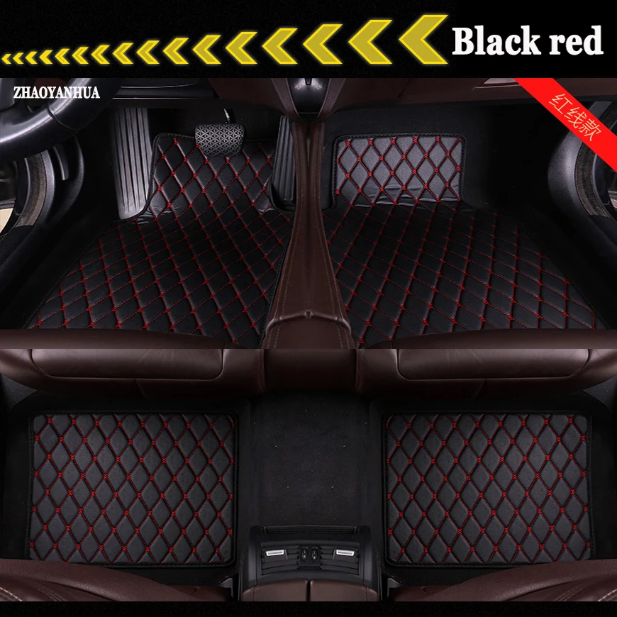 

ZHAOYANHUA Car Floor Mats Universal Fit BMW 5 series E60 E61 520i 523i 525i 528i 530i 535d 1 3 4 7 Series carpet liners