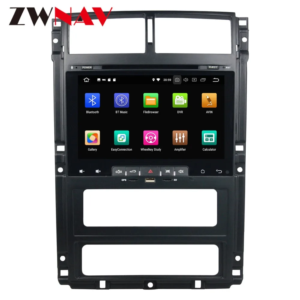 

ZWNAV Android 8 4+32G Car DVD Player GPS Navigation For Peugeot 405 headunit multimedia player tape recorder 2 din radio
