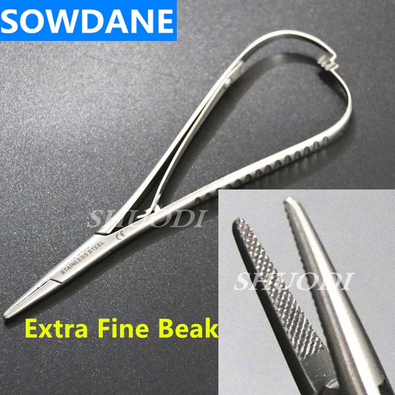 

Dental Orthodontic Mathieu Needle Holder 14cm, Fine Beak Instrument Tool