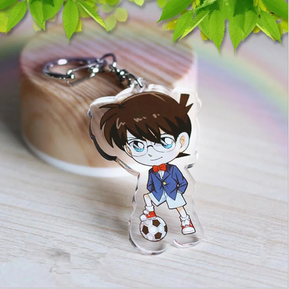 Акриловый чехол для ключей Detective Conan закрытый Shinichi Kudo Mori подвески косплея|Брелоки|
