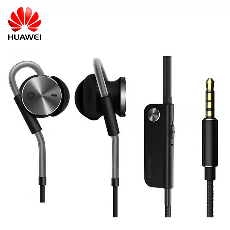 Оригинальные наушники huawei Honor AM185 AM180 с шумоподавлением 2 II микрофоном и пультом