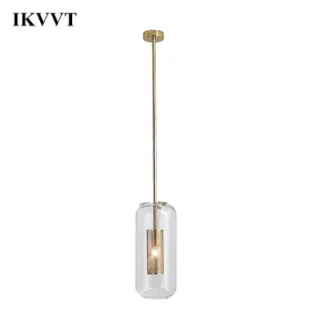 

IKVVT Modern Golden Transparent Glass Wall Lamps TV Background Wall Decor Lamp For Living Room Bedroom Lighting Lamps