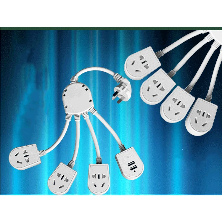 

Portable office dedicated socket Creative octopus socket Multifunction power supply socket With USB