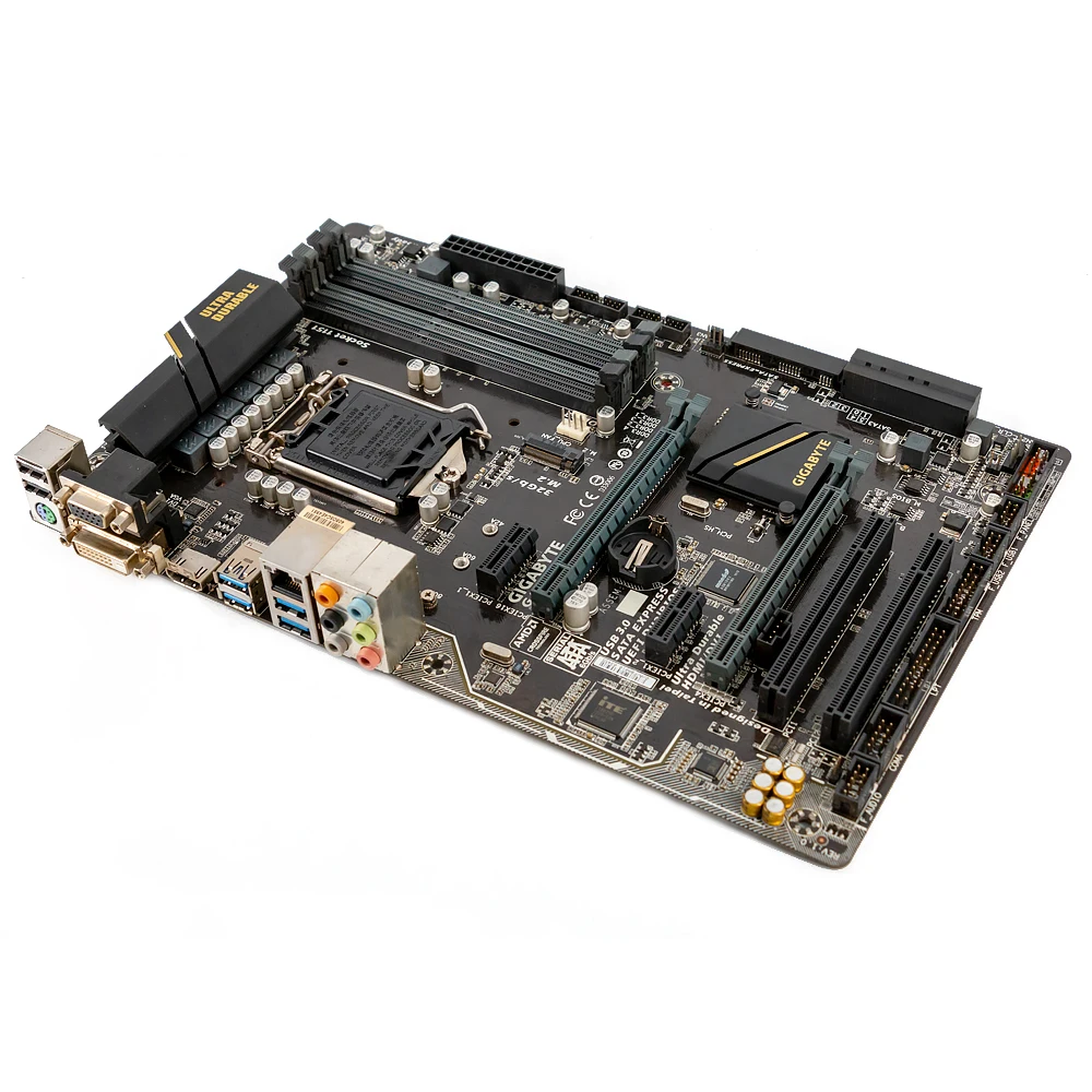 Gigabyte GA-Z170-HD3 DDR3 рабочего Материнская плата Z170-HD3 DDR3 Z170 LGA 1151 Core i7 i5 i3 DDR3 64G SATA3 USB3.0 VGA HDMI DVI ATX