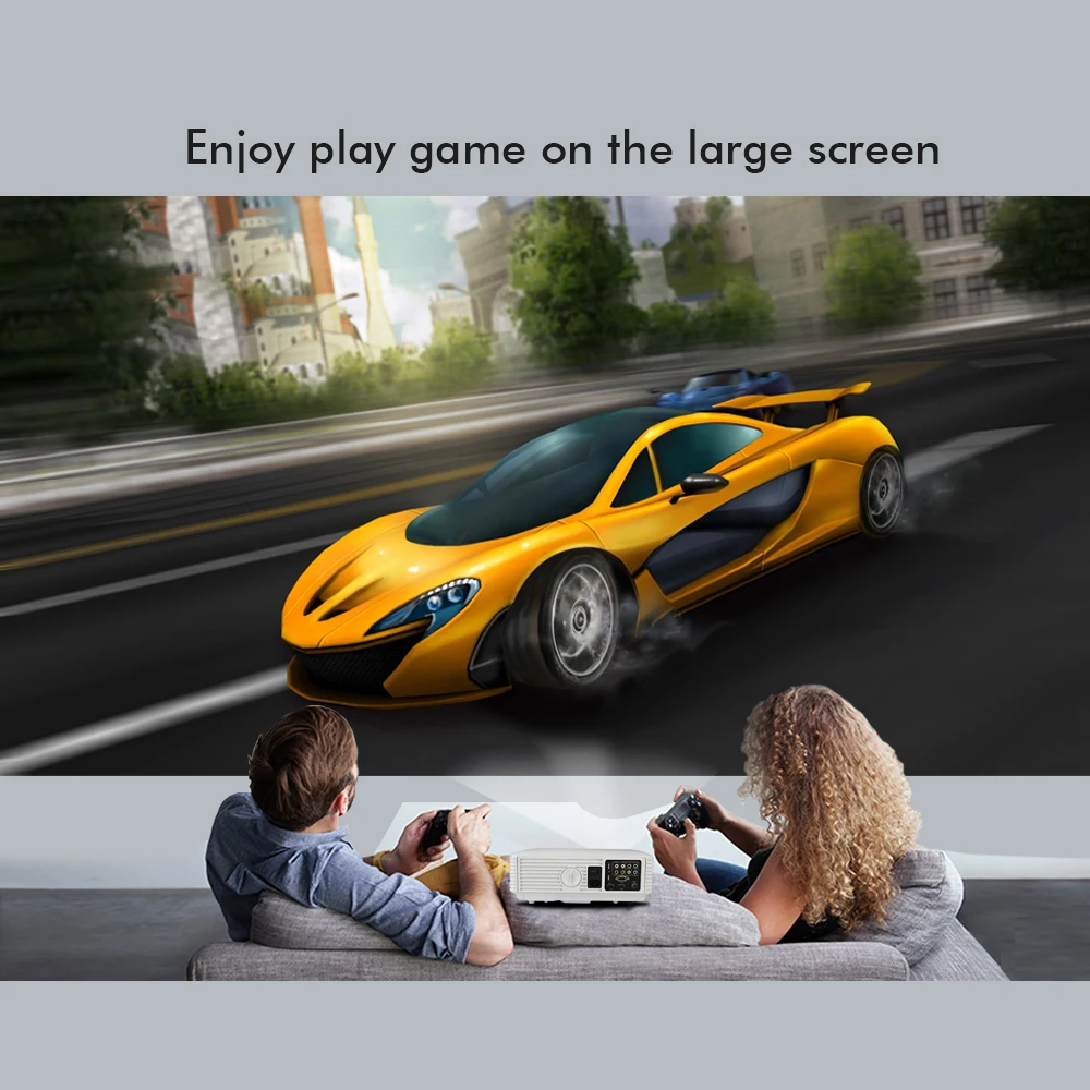 BYINTEK RD804 ATV 1280x800 цифровой cL720 WXGA 1080 P кабель светодиода портативный домашний