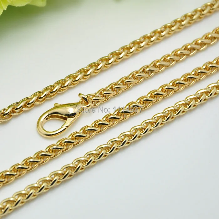 free shipping 5mm gold lantern chain bags chain metal tape metal chain bag chain 50cm 100cm